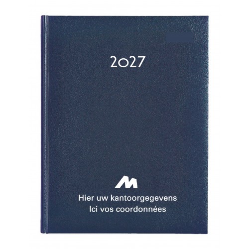 Luxe bureelagenda A5 - weekplanner met personalisatie
