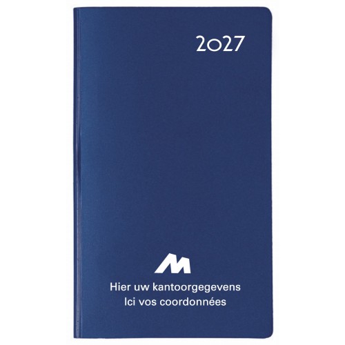 Zakagenda met etui met personalisatie